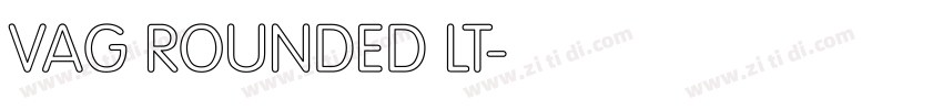 VAG ROUNDED LT字体转换